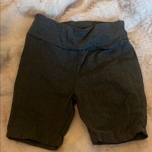 Olivia Kay Gray Casual Shorts with Elastic Waistband